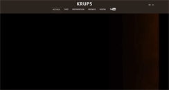 Desktop Screenshot of krups.be