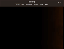 Tablet Screenshot of krups.be